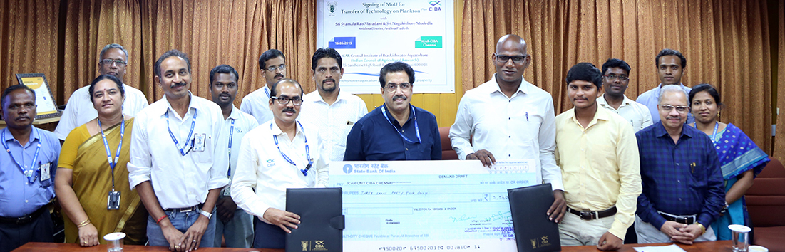 ICAR-CIBA Commercialized The Technology Of Plankton Plus, A Value-Added Product Developed From Fish Waste Under The Concept Of ‘Waste To Wealth’ A Swatch Bharat Initiative