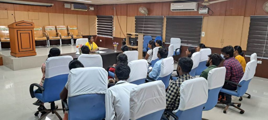 Exposure visit of college students to Muttukadu Experimental Station of ICAR-CIBA on 28th June, 2022