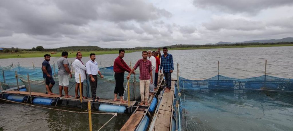 Navsari-Gujarat Research Centre of ICAR-CIBA conducted six days field training for the shrimp farmers of Rajasthan state