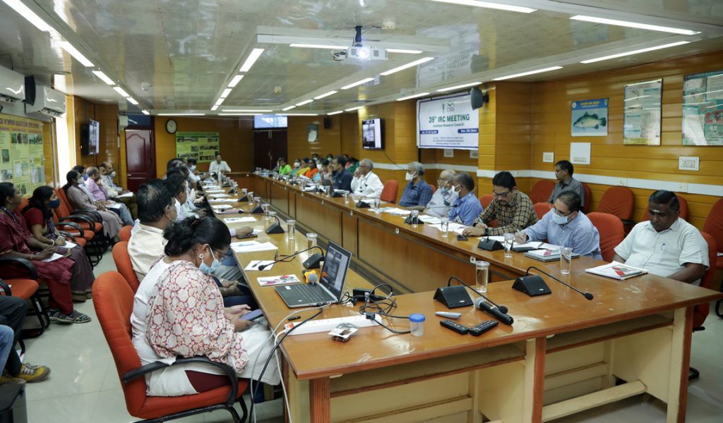 39th Institute Research Council (IRC) meeting of ICAR-CIBA was held during 25th-26th July 2022