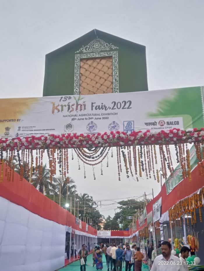 ICAR-CIBA participated in the 13th Krishi Fair 2022: a National level Agricultural Exhibition at Puri, Odisha during 20th to 24th June 2022