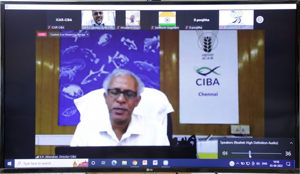 ICAR-CIBA organized a campaign on significance of shrimp and finfish farming for food employment and prosperity